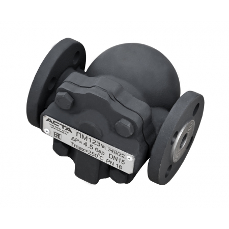 Поплавковый конденсатоотводчик АСТА ПМ123 чугунный фланцевый PN25