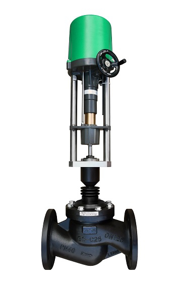 2-х ходовые высокотемпературные регулирующие клапаны АСТА Р543 из нержавеющей стали фланцевые PN40