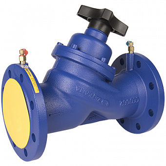 Клапан балансировочный Zetkama 447 чугунный фланцевый PN16