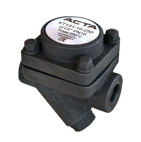 Термостатический конденсатоотводчик АСТА КТ131 стальной резьбовой PN16
