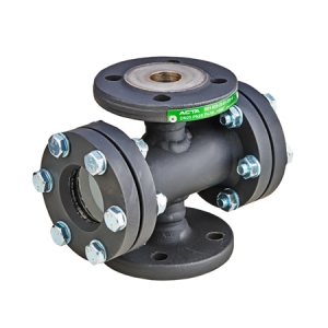 Стекло смотровое АСТА И233 стальное фланцевое PN25