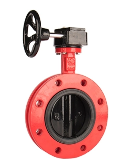 Затвор дисковый поворотный RUSHWORK 211 чугунный фланцевый PN16