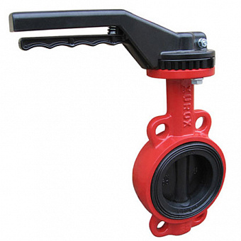 Затвор дисковый поворотный XUROX 202WE P чугунный межфланцевый PN16