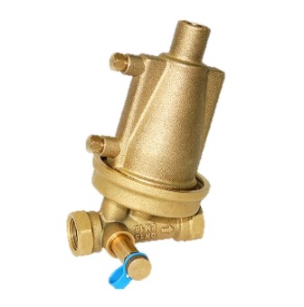 Регулятор перепада давления прямого действия STAP-BY латунный резьбовой с измерительным ниппелем, 10-60 кПа, PN16