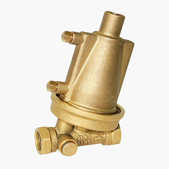 Регулятор перепада давления прямого действия STAP-BY-2L латунный резьбовой без измерительного ниппеля, 5-30 кПа, PN16