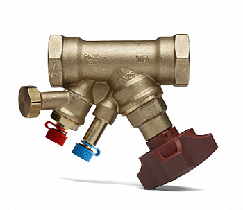 Клапан балансировочный IMI TA STAD латунный (AMETAL) резьбовой PN20 с дренажом