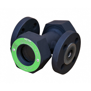 Стекло смотровое АСТА И333 фланцевое, корпус углеродистая сталь, PN16