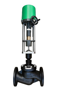 2-х ходовые высокотемпературные регулирующие клапаны АСТА Р543 из нержавеющей стали фланцевые PN40