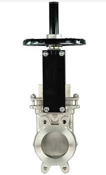 Задвижка шиберная VALSTOK VA-221-HW-N нержавеющая межфланцевая штурвал PN4 – PN10