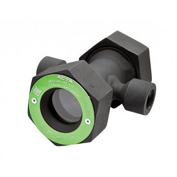 Стекло смотровое АСТА И331 стальное резьбовое PN16